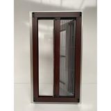 Deniz Cam Sineklik Plise Yatay Sineklik Pileli Plise Akordiyon Sürme Katlanır Sineklik Maun - 70-90 x 170-220 cm