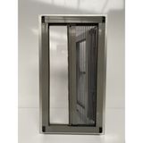 Deniz Cam Sineklik Plise Yatay Sineklik Pileli Plise Akordiyon Sürme Katlanır Sineklik Vizon - 60-100 x 140-170 cm