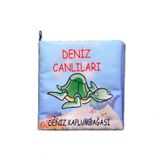 Deniz Canlıları Kumaş Sessiz Kitap T059 - Bez Kitap