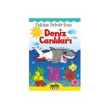 Deniz Canlıları Noktaları Birleştir Boyama Kitabı - Limonkids