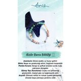 Deniz Doğal Taş Sertifikalı Aventurin, Sitrin, Pembe Kuvars, Güneş Taşı ve Anyolit İkizler Burcu Bileklik