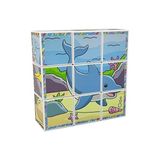 Deniz Hayvanları 3D Manyetik Puzzle (9 Mıknatıslı Küp 6 Yapboz)