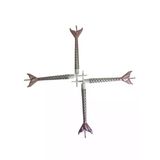Deniz Kızı Renkli Gümüş Lila Mum 11 cm