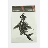 Deniz Kızı Tattoo Dövme Sticker 93637