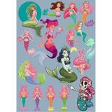 Deniz Kızları Sticker Set 15 Parça Telefon, Tablet, Defter, Laptop Sticker