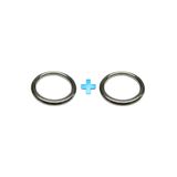 Deniz Marin 2 Adet Paslanmaz Krom Halka. 8mm. Tekne Güverte Aksesuarı
