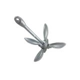 Deniz Marin Tekne Çapası. 6 Kg. Şemsiye Çapa. Açılır Kapanır. Galvaniz Bot Çapası