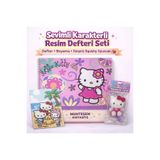 Deniz Oyuncak Hello Kitty Squishy Oyuncak | Yumuşak Sıkılabilir OyuncakSevimli Sukuşi+resim defteri+boyama kitabı