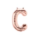 Deniz Party Store 16 inç 40 cm C Harfi Rose Gold Folyo Balon