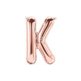 Deniz Party Store 16 inç 40 cm K Harfi Rose Gold Folyo Balon