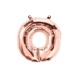 Deniz Party Store 16 inç 40 cm O Harfi 0 Sıfır Rakamı Olarakta Kullanılır Rose Gold Folyo Balon
