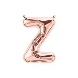 Deniz Party Store 16 inç 40 cm Z Harfi Rose Gold Folyo Balon