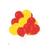 Deniz Party Store 5 Adet Metalik Kırmızı 5 Adet Sarı Renk Lateks Balon 10 Lu