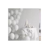 Deniz Party Store 5 Adet Pastel Beyaz Latex Balon