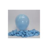 Deniz Party Store 5 Inç MİNİK LATEX Balon 12,5 Cm Çap 20 Adet MACARON MAVİ