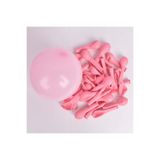 Deniz Party Store 5 Inç MİNİK LATEX Balon 12,5 Cm Çap 20 Adet MACARON PEMBE