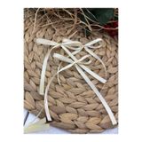 Deniz Party Store 6 Mm Krem Saten Hazir Fiyonk Kurdele 10 Adet Balon Kurdelesi