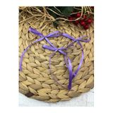 Deniz Party Store 6 Mm Lila Saten Hazir Fiyonk Kurdele 10 Adet Balon Kurdelesi