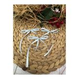 Deniz Party Store 6 Mm Mavi Saten Hazir Fiyonk Kurdele 10 Adet Balon Kurdelesi