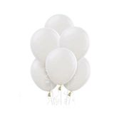 Deniz Party Store Beyaz Pastel Balon 12 inç 25 Adet