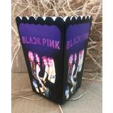 Deniz Party Store BLACK PİNK DOĞUM GÜNÜ MISIR CİPS POPCORN KUTUSU 8 ADET