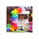 Deniz Party Store Gökkuşağı zincir balon set 71 parça