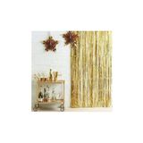 Deniz Party Store Gold Renk Metalize Fon Perde Duvar Perdesi