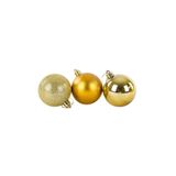 Deniz Party Store Gold Yılbaşı Ağaç Süsü Top 6 Adet 4 Cm
