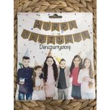 Deniz Party Store Kraft ( Harf Balon Görünümlü Gümüş Folyo ) Happy Bırthday Yazı
