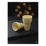 Deniz Party Store Krem Plastik Desenli Bardak 25 Adet 250 Cc