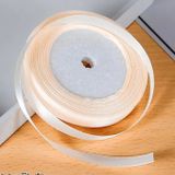 Deniz Party Store KREM Saten Kurdele 1 cm 25 METRE