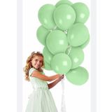 Deniz Party Store-Makaron Balon 12" Inç 25 Adet Yeşil Renk