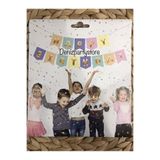 Deniz Party Store Makaron (Harf Balon Görünümlü Gold Folyo) Happy Bırthday Yazı