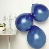 Deniz Party Store-Metalik 12'inç LACİVERT Balon 10 Adet