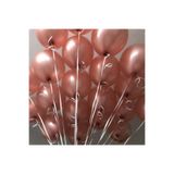 Deniz Party Store Metalik Balon 12 Inç Rose Gold Renk 25 Adet