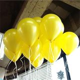 Deniz Party Store Metalik Balon 12 Inç Sarı Renk 25 Adet