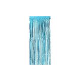 Deniz Party Store Metalize Kapı Perdesi Mavi Renk 90 cm * 200 cm ( İki Tarafı renklidir )