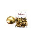 Deniz Party Store Minik Krom Balon 5 Inç 10 Adet Gold Altın