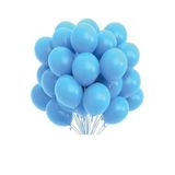 Deniz Party Store Pastel Balon 12 Inç Mavi Renk 25 Adet