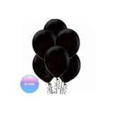 Deniz Party Store Pastel Balon 12 Inç Siyah Renk 25 Adet