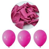 Deniz Party Store Pastel Fuşya 12 Inç Late x Balon 10 Adet Parti Malzemeleri