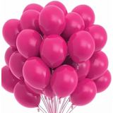 Deniz Party Store-PASTEL FUŞYA LATEX BALON 12 İNÇ 10 ADET