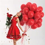 Deniz Party Store-Pastel kırmızı latex balon 10 adet