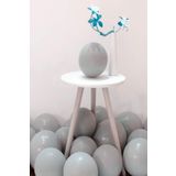 Deniz Party Store Pastel Mat Gri Balon 12 Inç 25 Adet Macaron Gri