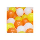 Deniz Party Store Pastel Turuncu Sarı Beyaz Balon 12 Inç 15 Adet