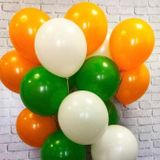 Deniz Party Store PASTEL TURUNCU YEŞİL BEYAZ Balon 12 İNÇ 15 Adet
