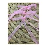 Deniz Party Store Pembe 6 Mm Organze Hazir Fiyonk Kurdele 10 Adet Balon Pasta Kurdelesi
