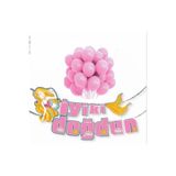Deniz Party Store Pembe Deniz Kızı Iyi Ki Doğdun Yazı 10 Adet Pastel Pembe Balon Set
