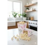 Deniz Party Store Pembe Fil Popcorn Mısır Cips Kutusu 8 Adet Baby Shower Doğum Günü