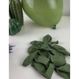 Deniz Party Store-RETRO OKALİPTÜS PASTEL LATEX BALON 12 İNÇ 10 ADET